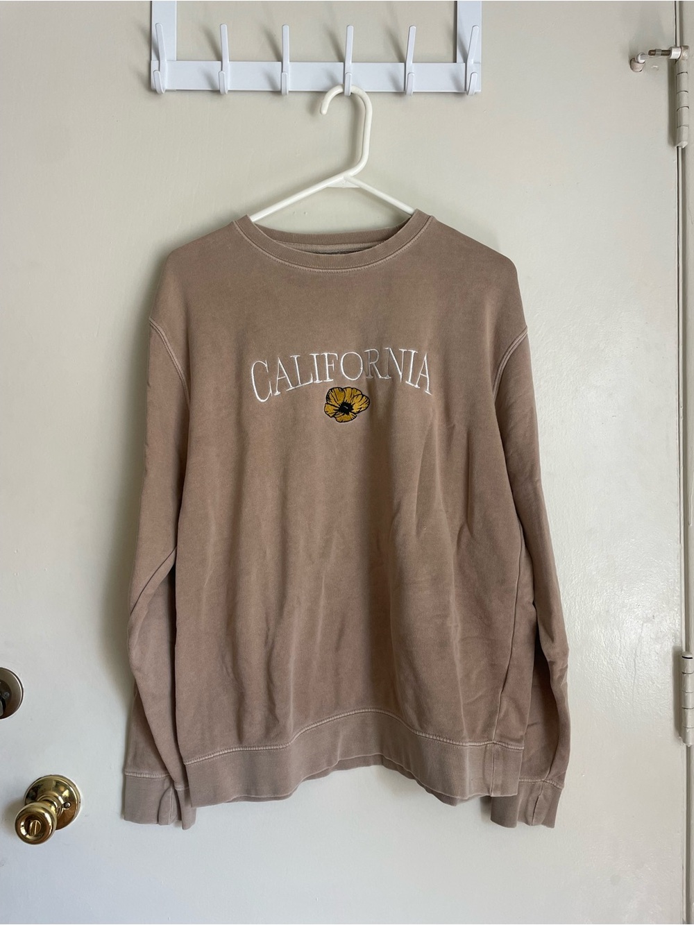 Wondery California Poppy Crewneck Sweatshirt